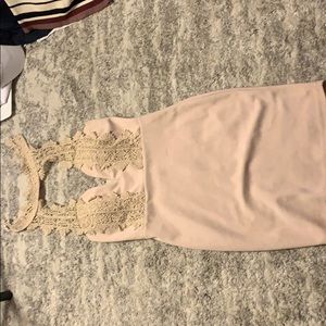 Xtra small tan dress worn once